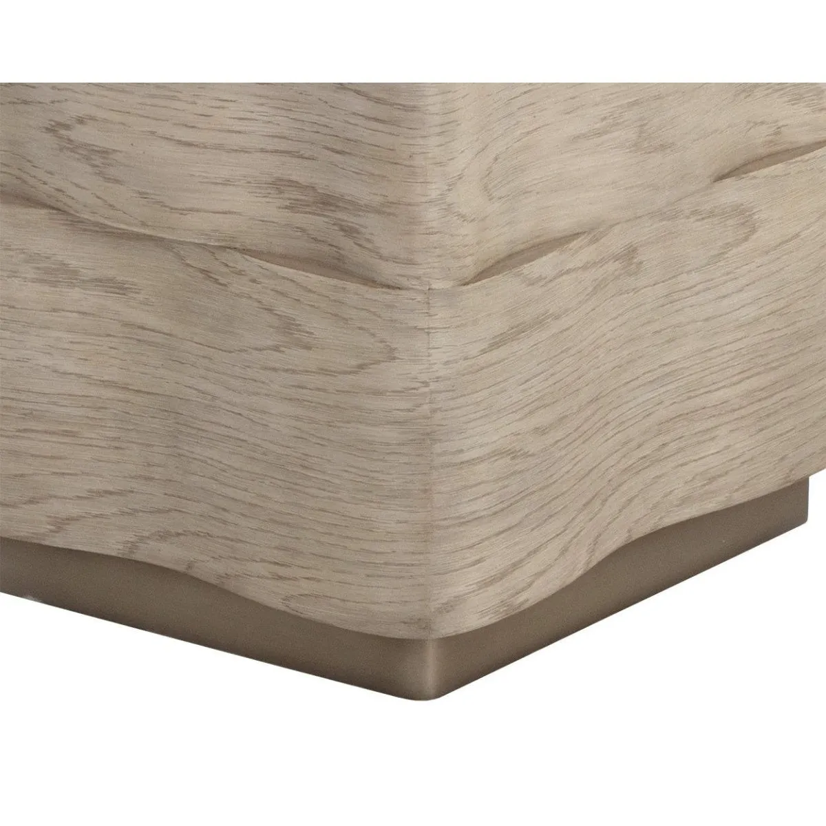Sunpan Contemporary Hoyos Dining Table - 100" - Rectangle - Light Brown - Wood
