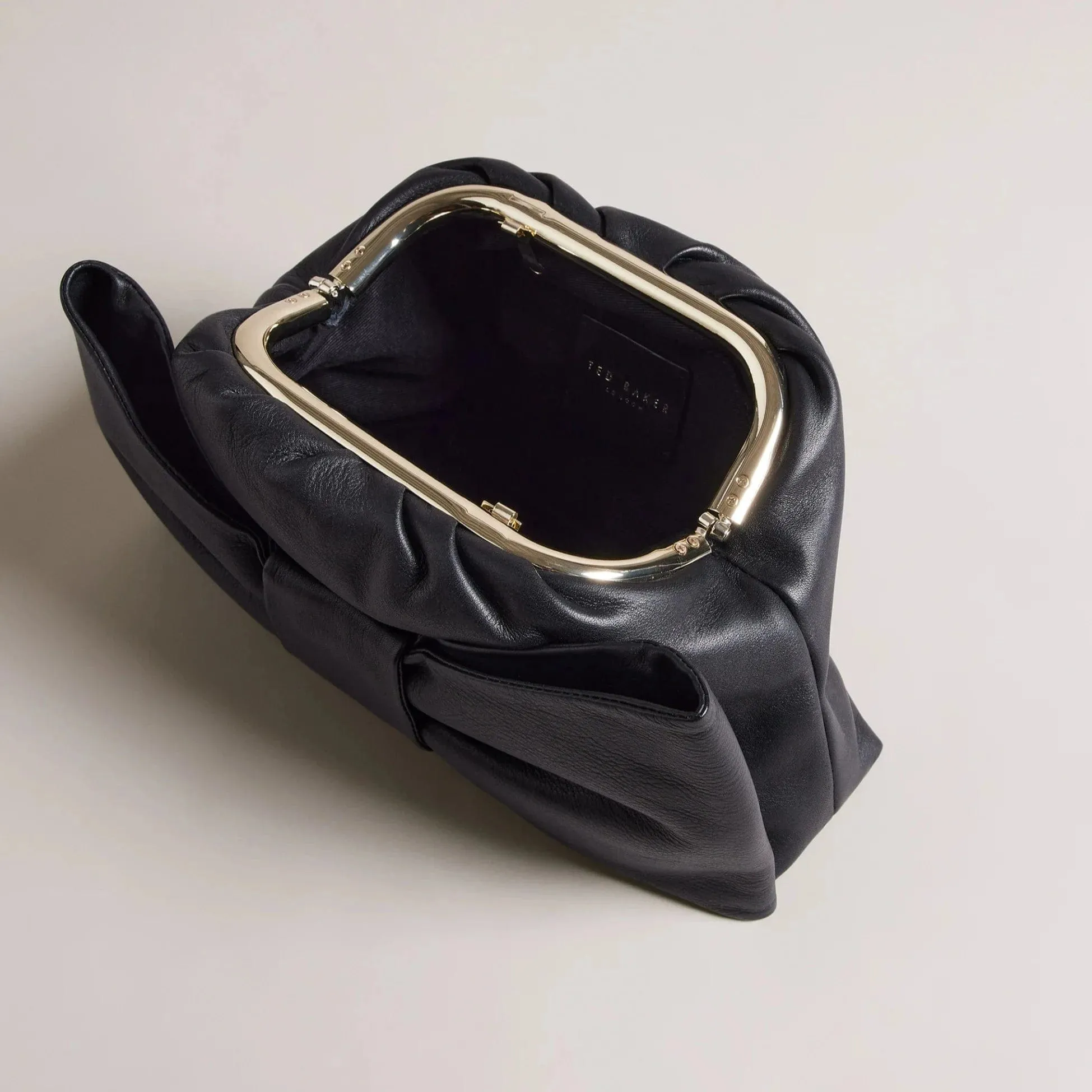 Ted Baker Niasa Bow Detail Clutch Black