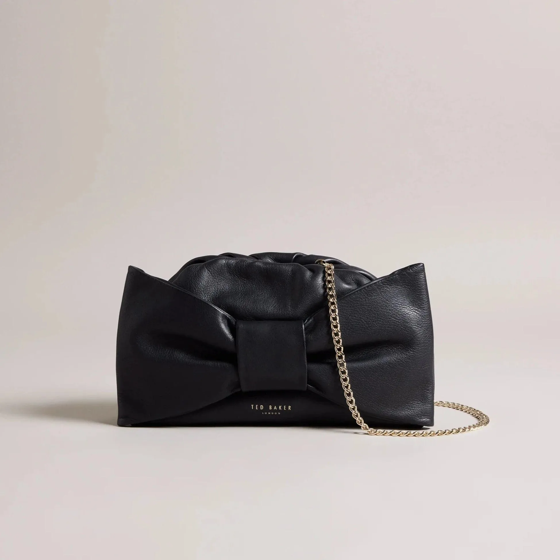 Ted Baker Niasa Bow Detail Clutch Black