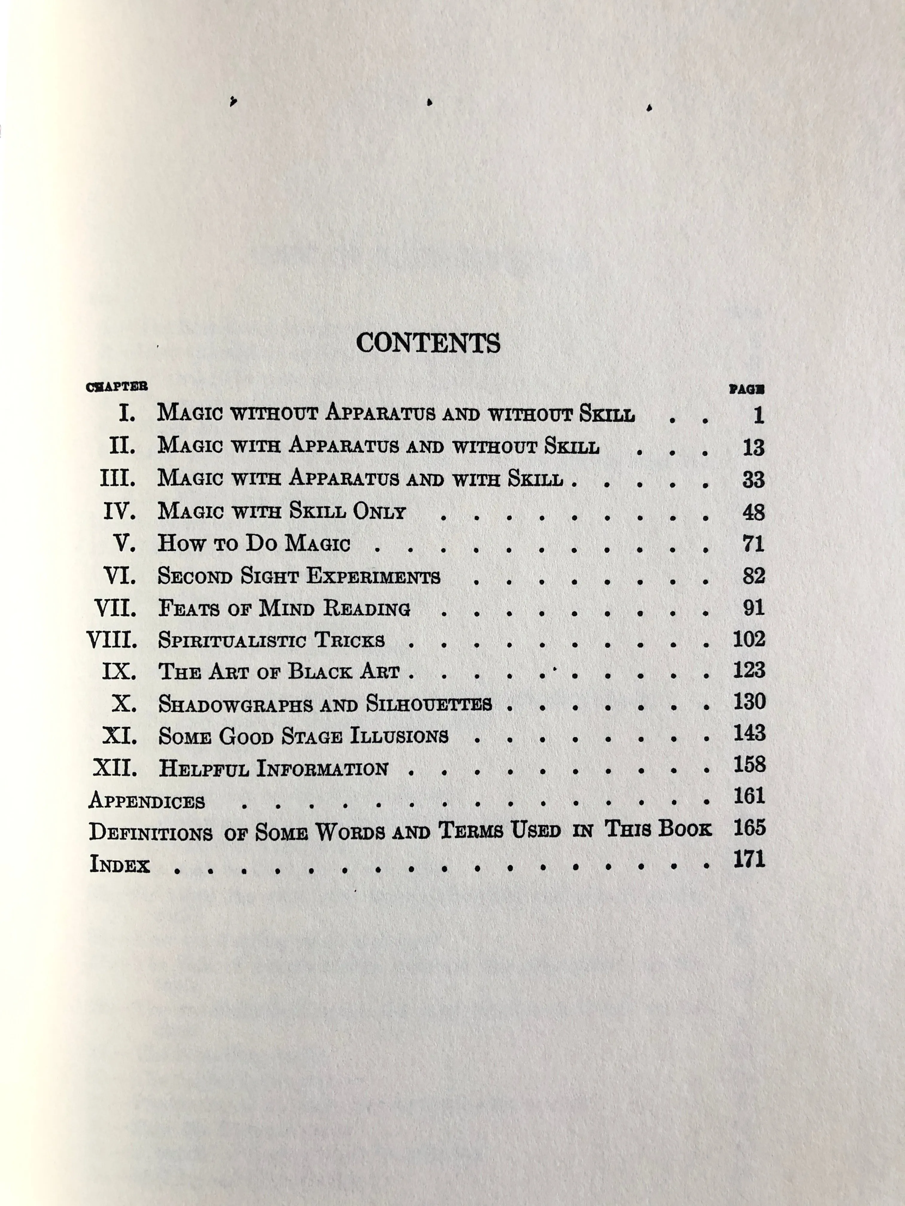 The Book of Magic: Being A Simple Description of SOme Good Tricks And How to do them With Patter - A. Fredick Collins