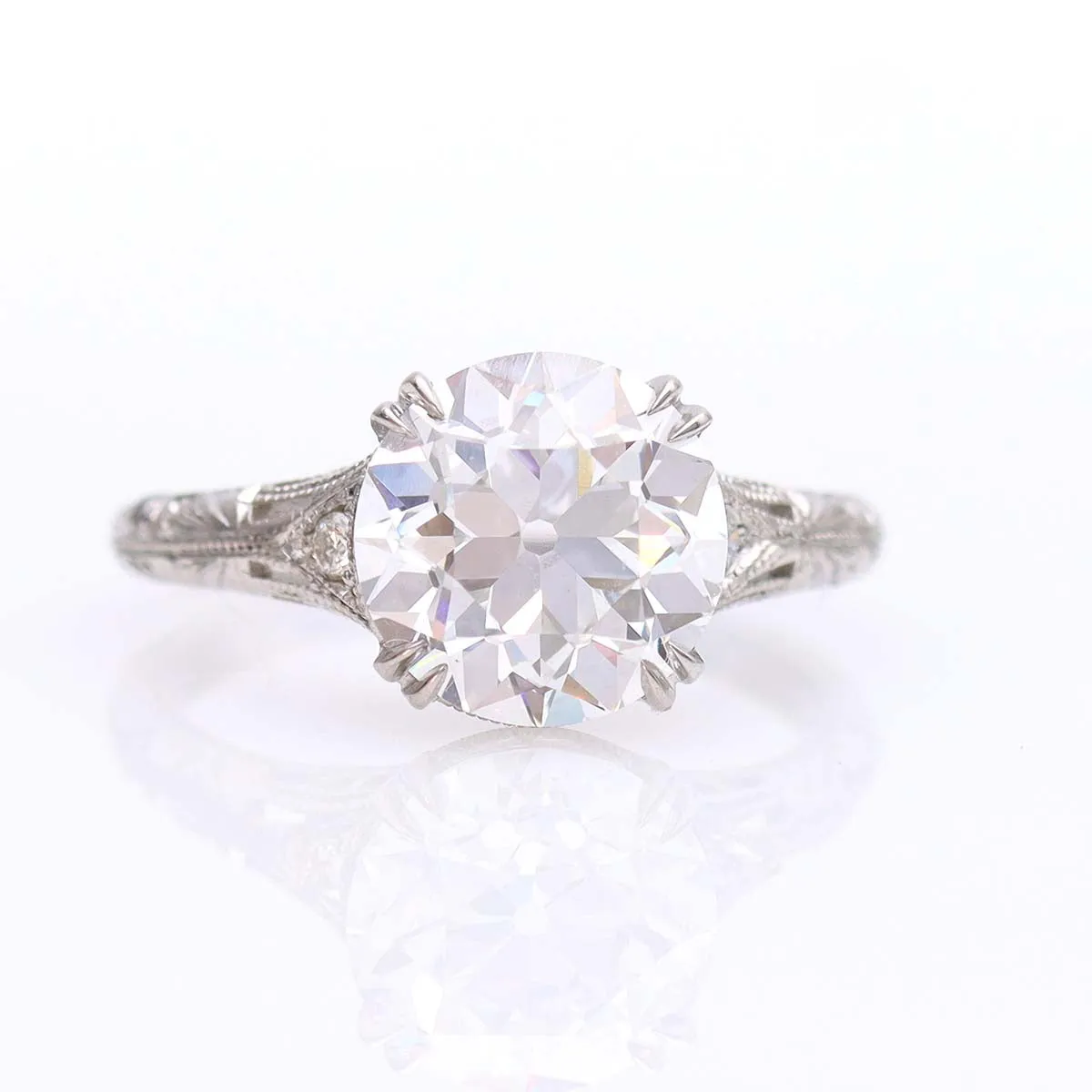 The Melayna Edwardian Inspired Engagement Ring 3257-1