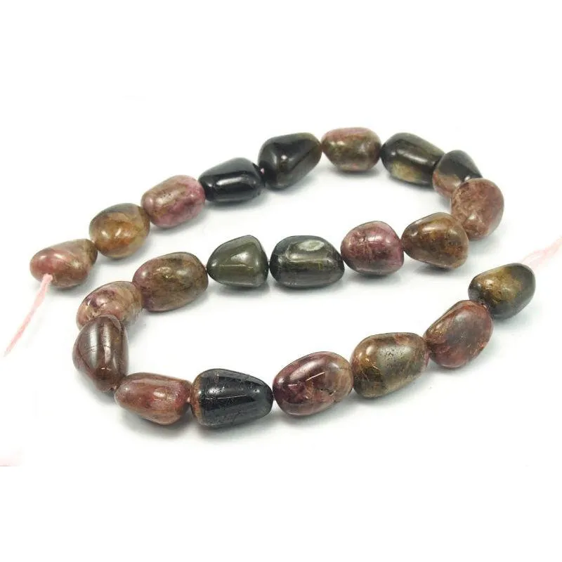 Tourmaline Smooth Nuggets Strand