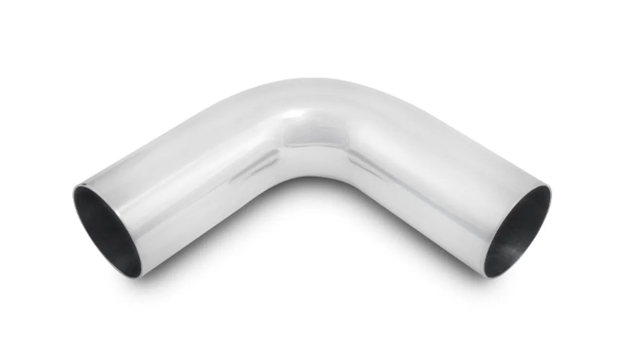 Vibrant 90 Degree Aluminum Piping, 3.5" O.D. - Polished  - 2891