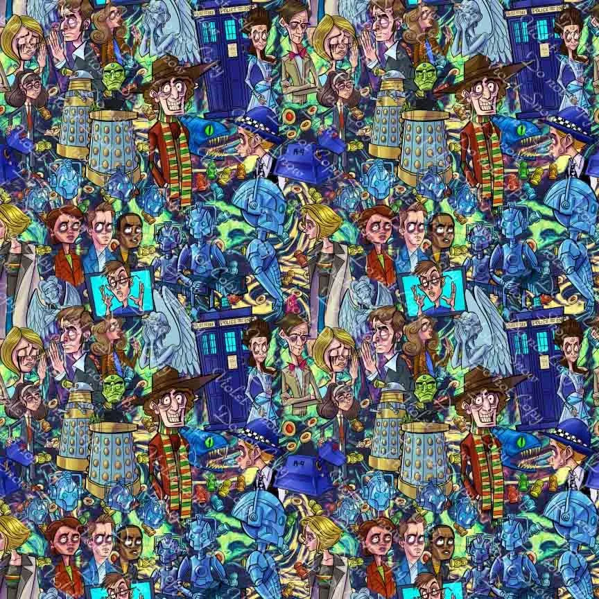 Vibrant Burtonesque Who