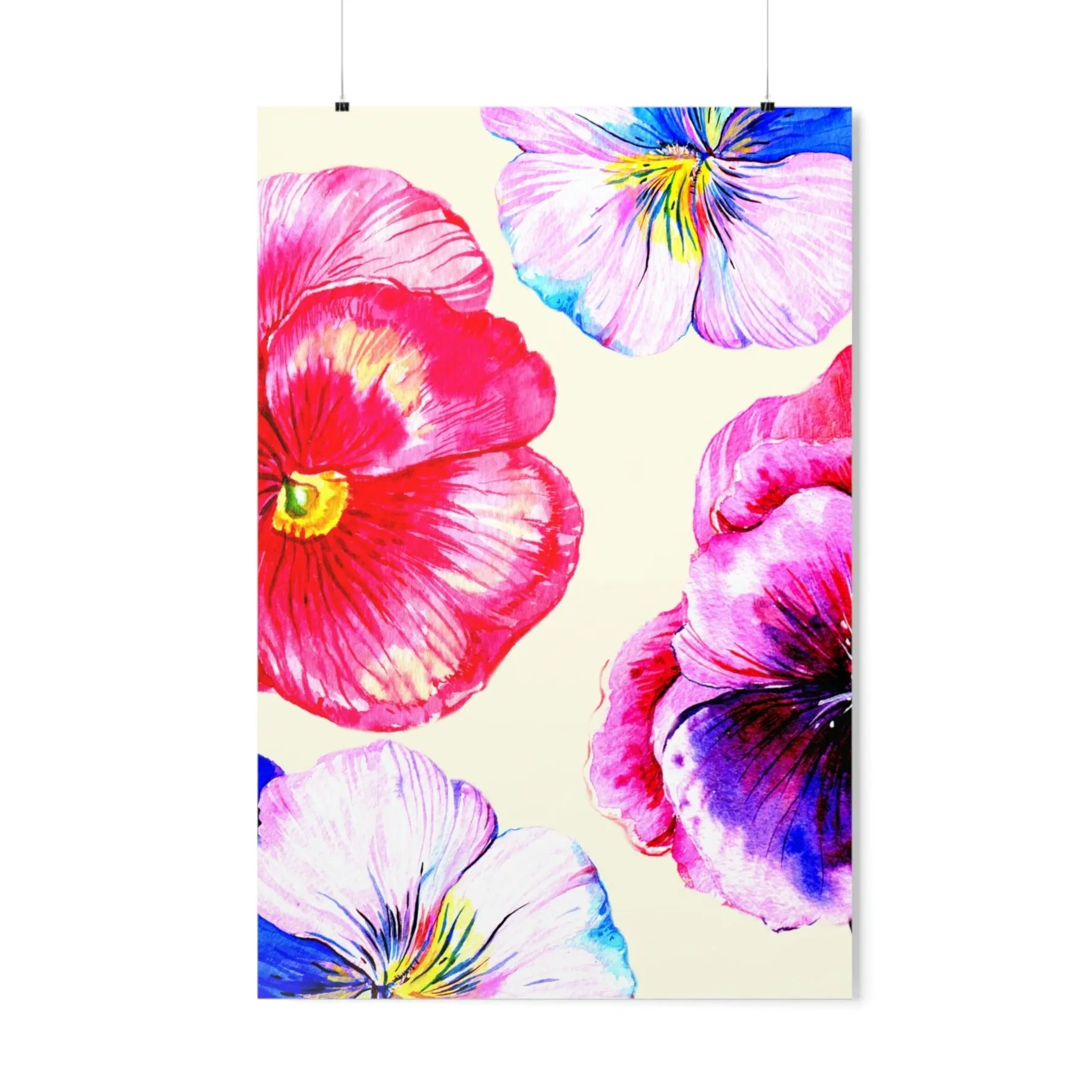 Vibrant Floral Poster