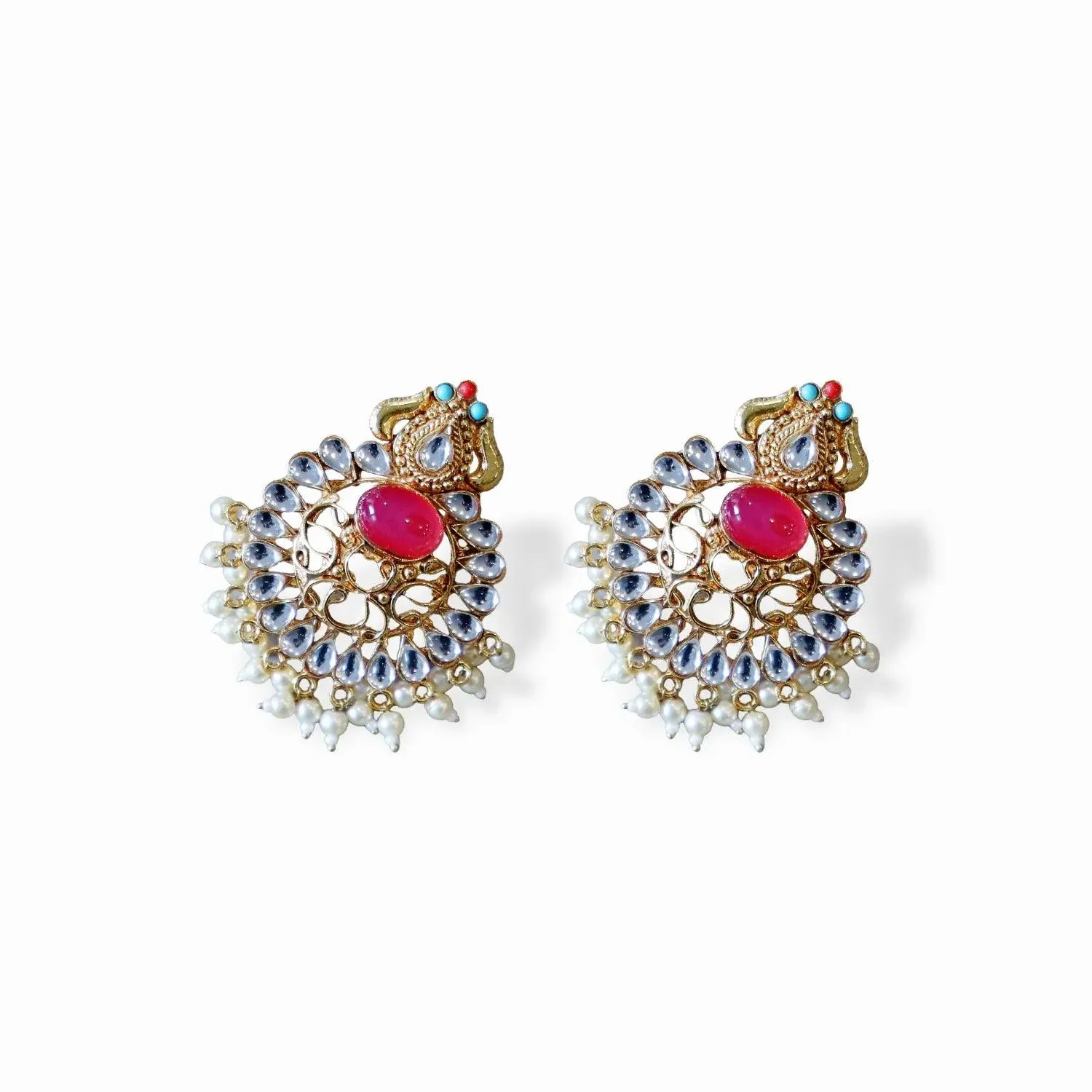 Vibrant Floral Traditional Necklace Set