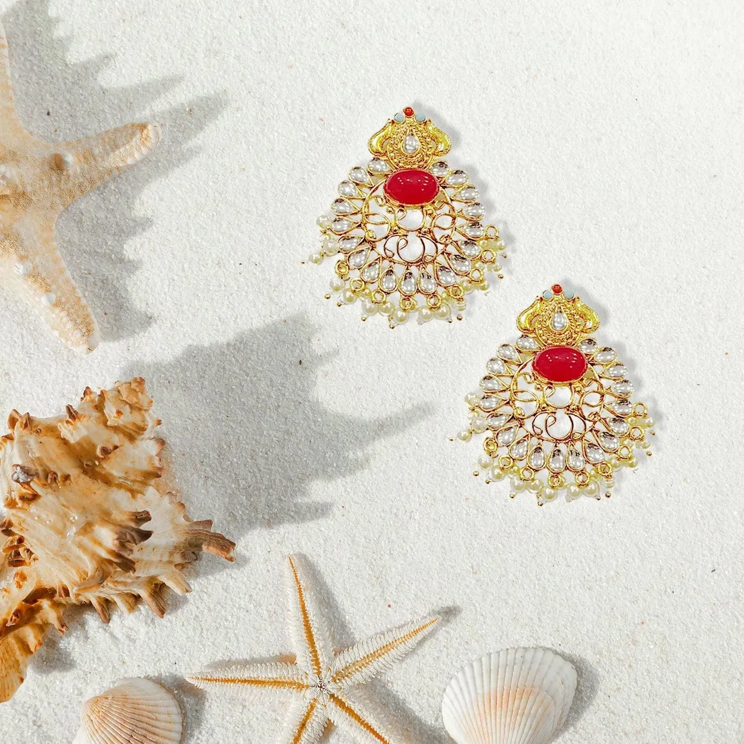 Vibrant Floral Traditional Necklace Set