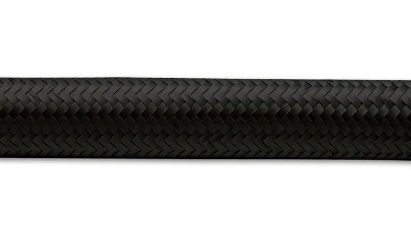 Vibrant Performance 20 Ft. Roll -16 Black Nylon Braided Flex Hose