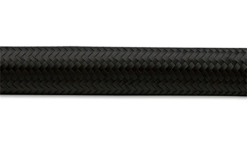 Vibrant Performance 2ft Roll -4 Black Nylon Braided Flex Hose