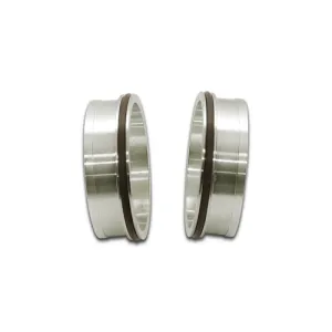 Vibrant Performance VanJen Clamp Ferrule - 2.5 in OD Tubing - O-Ring Included - Pair