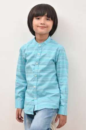 Vibrant Sky Blue Shirt