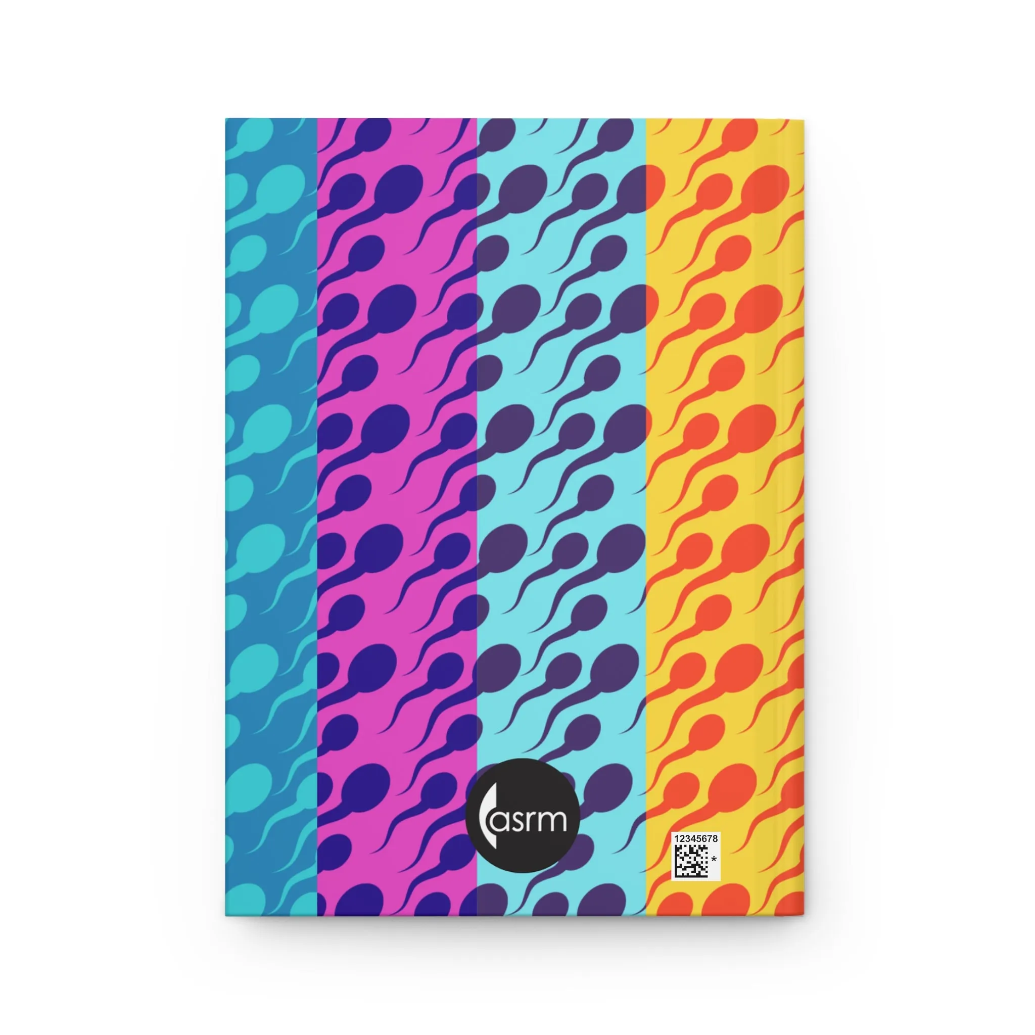 Vibrant Swimmers Hardcover Notebook