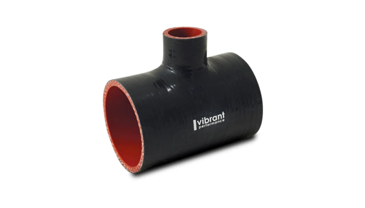 Vibrant T-Hose Silicone Hose, I.D. 2.25"; Overall Length: 4"; Branch I.D. 1"  - 19687