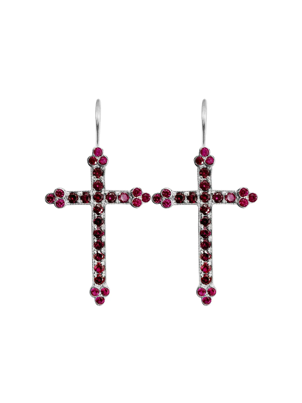 Victorian Cross Earrings