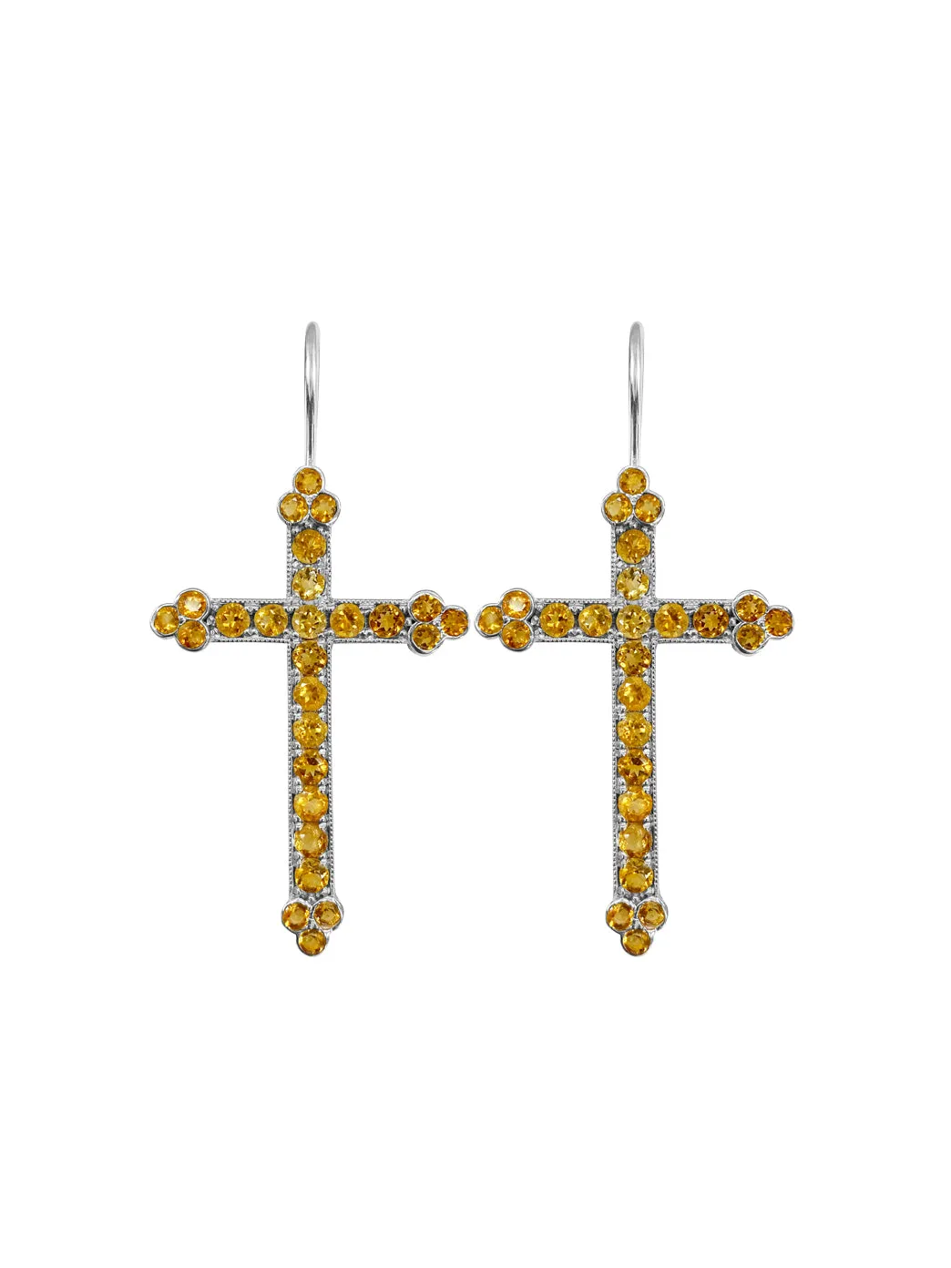 Victorian Cross Earrings