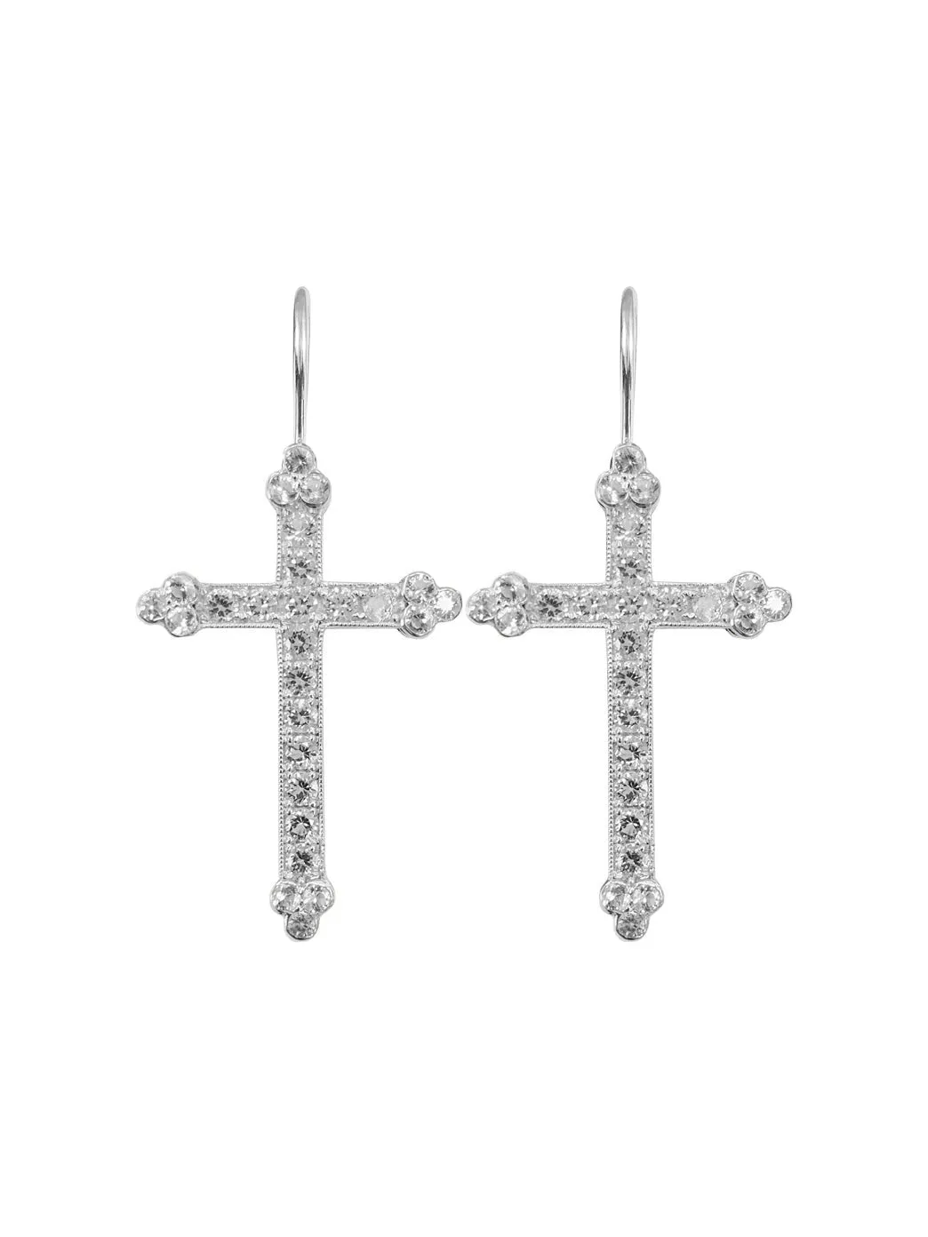 Victorian Cross Earrings