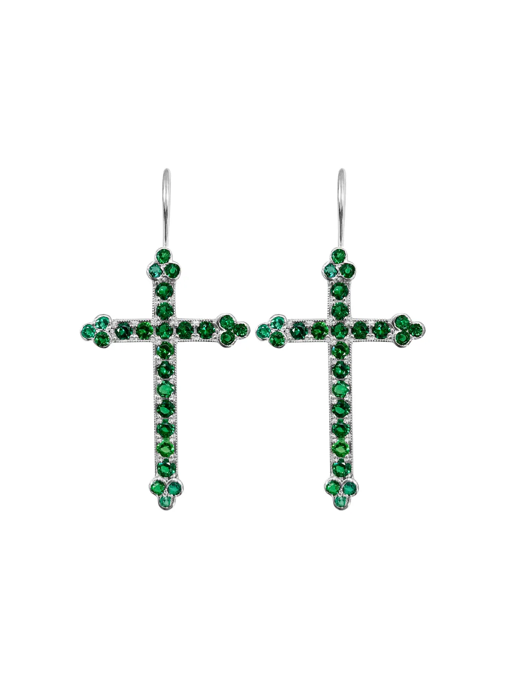 Victorian Cross Earrings