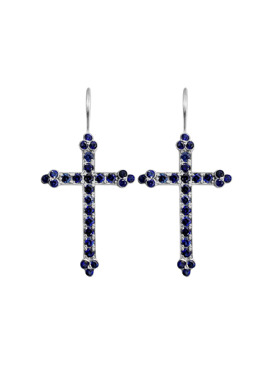 Victorian Cross Earrings