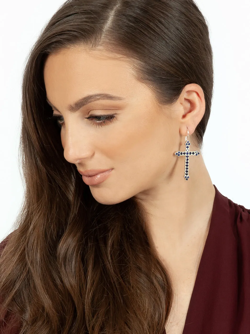 Victorian Cross Earrings