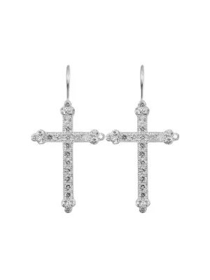 Victorian Cross Earrings