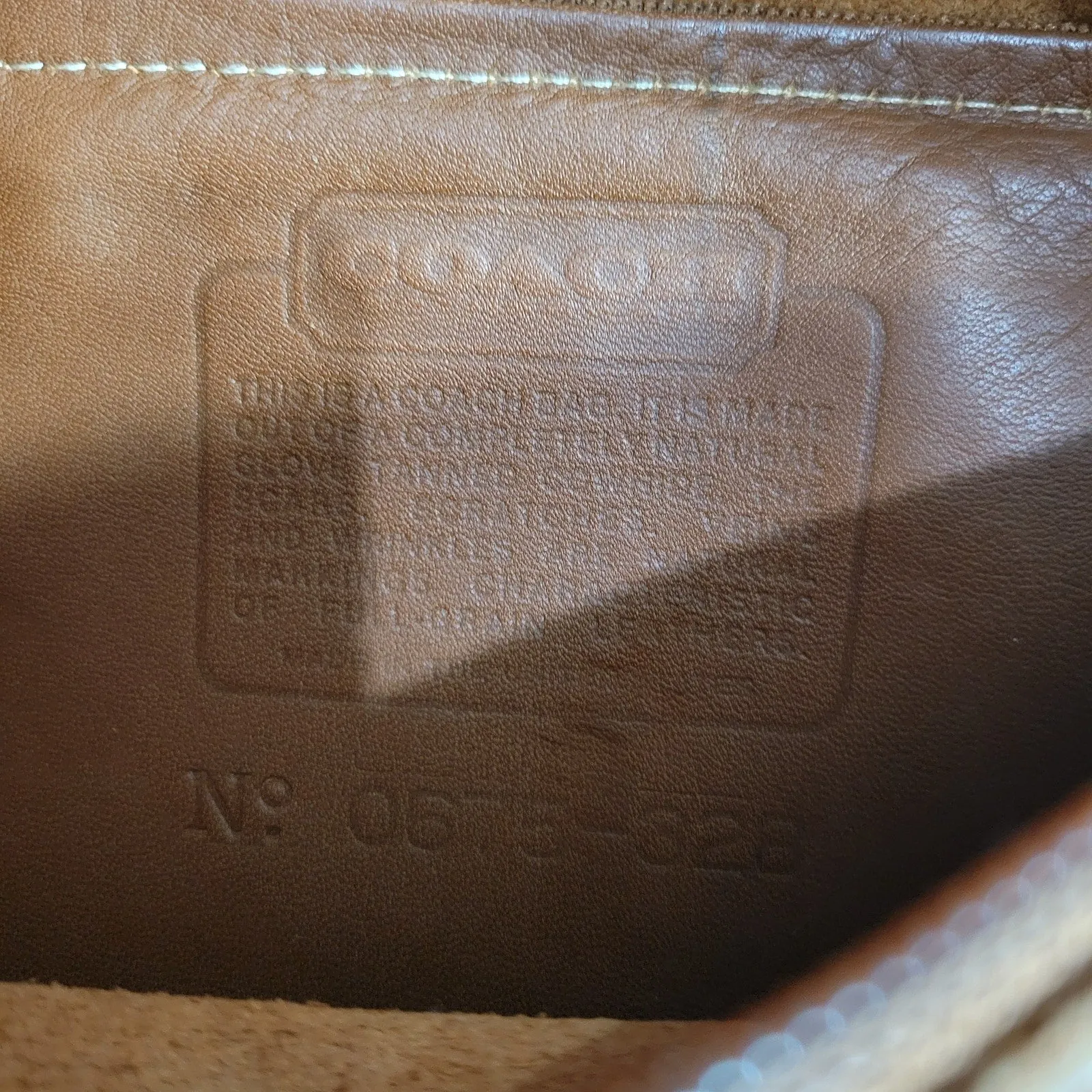 Vintage Coach Waist Pouch Brown British Tan Leather Fanny Pack Bum Belt Bag Adjustable 90s Retro Unisex