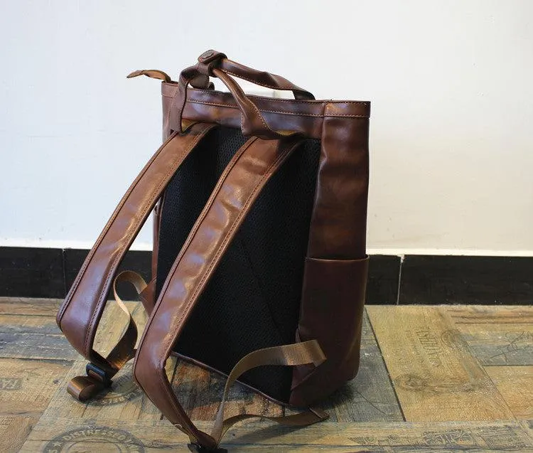 Vvsha  Christmas Gift Faux Leather Backpack Handbag