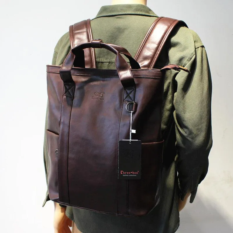 Vvsha  Christmas Gift Faux Leather Backpack Handbag