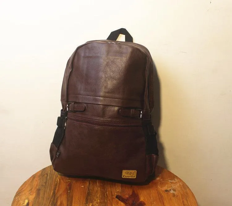 Vvsha  Christmas Gift Faux Leather Travel Backpack