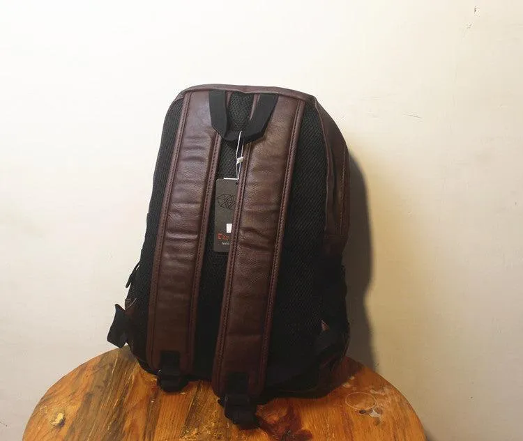 Vvsha  Christmas Gift Faux Leather Travel Backpack
