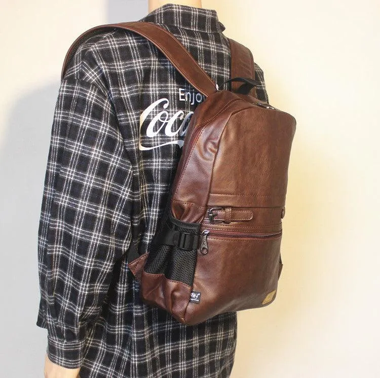 Vvsha  Christmas Gift Faux Leather Travel Backpack