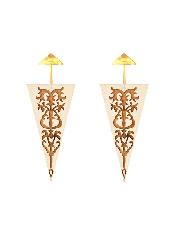 WANDERER HANDCARVED EARRINGS