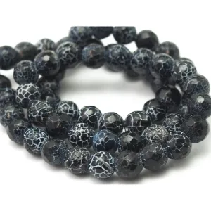Weathered Agate Faceted Rounds 6mm