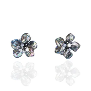 Wisteria Semi Precious Earrings - Abalone