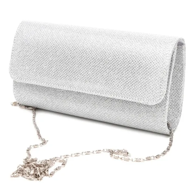 Women's Evening Shoulder Bag Bridal Clutch Party Prom Wedding Envelope Handbag