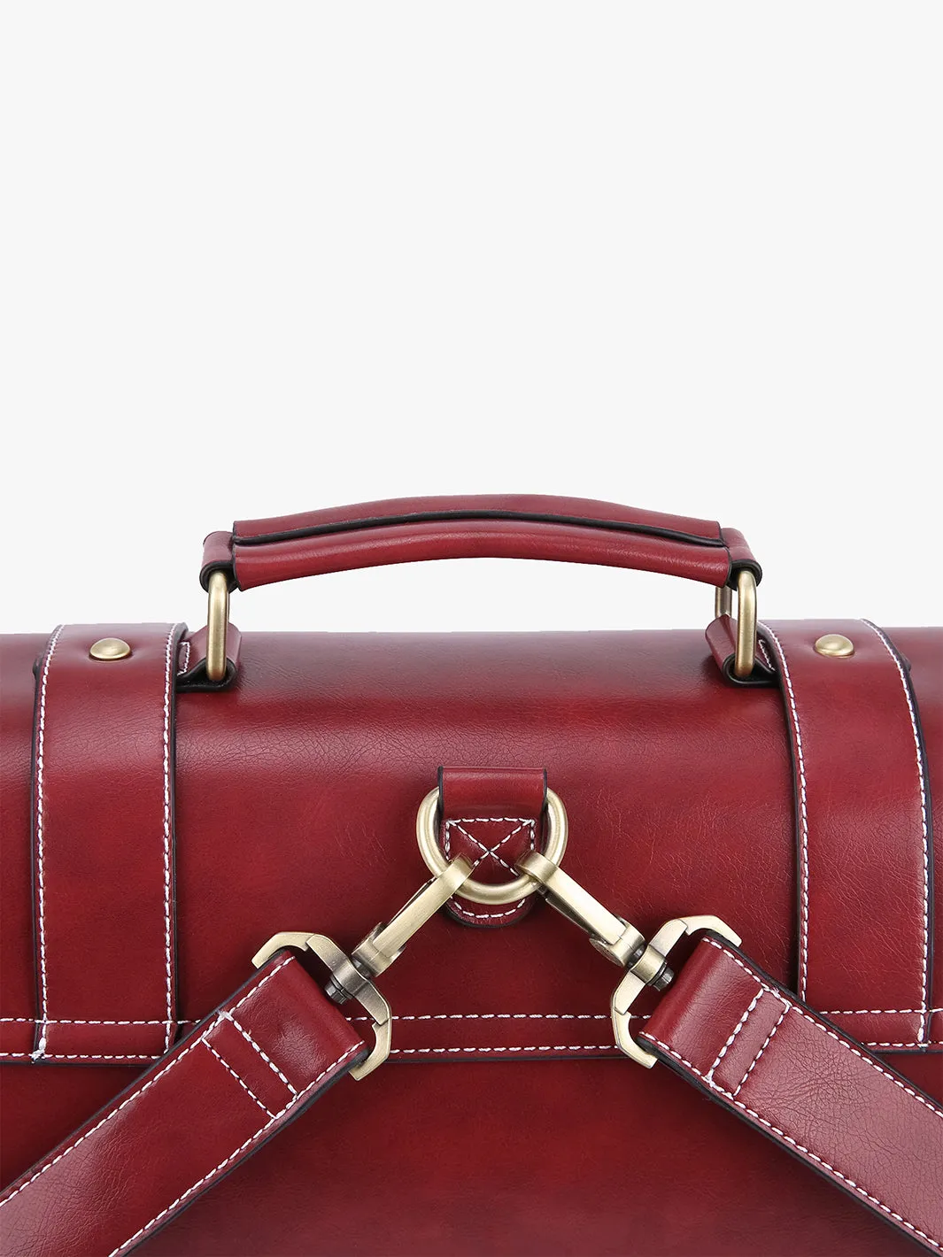 Women's Faux leather Classic Big Briefcase