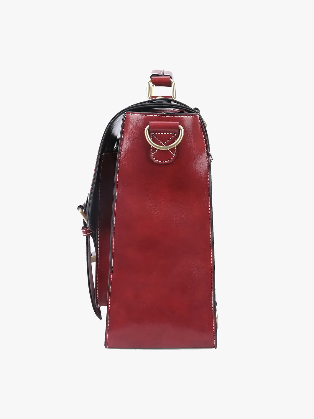 Women's Faux leather Classic Big Briefcase